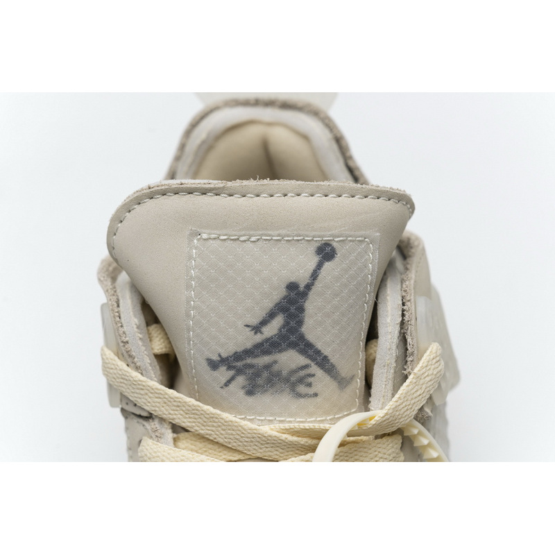 Q4 Batch OFF White x Air Jordan 4 Sail