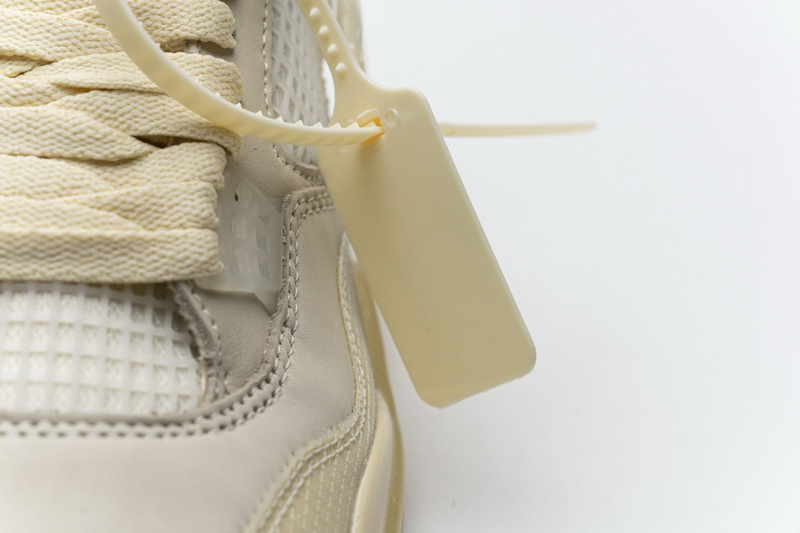 Q4 Batch OFF White x Air Jordan 4 Sail