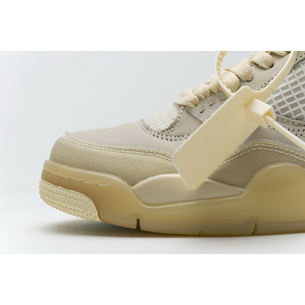 Q4 Batch OFF White x Air Jordan 4 Sail