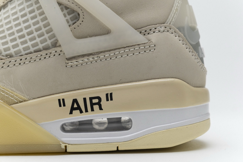 Q4 Batch OFF White x Air Jordan 4 Sail