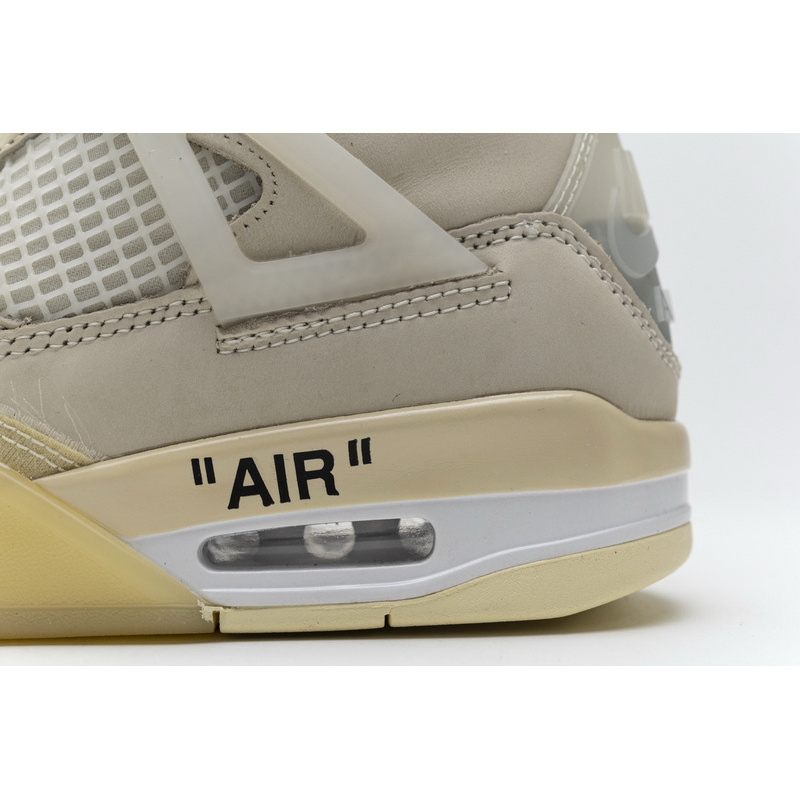 Q4 Batch OFF White x Air Jordan 4 Sail