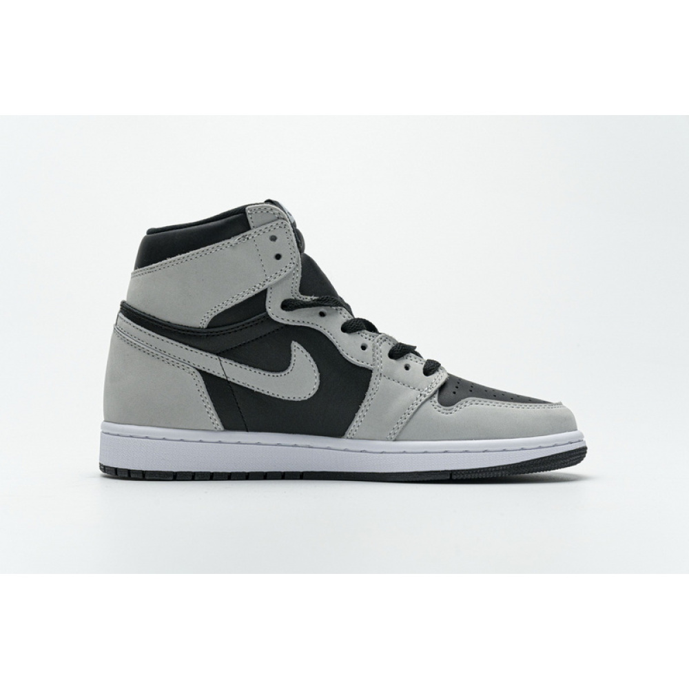 XH Air Jordan 1 Shadow 2.0 Black Light Smoke Grey