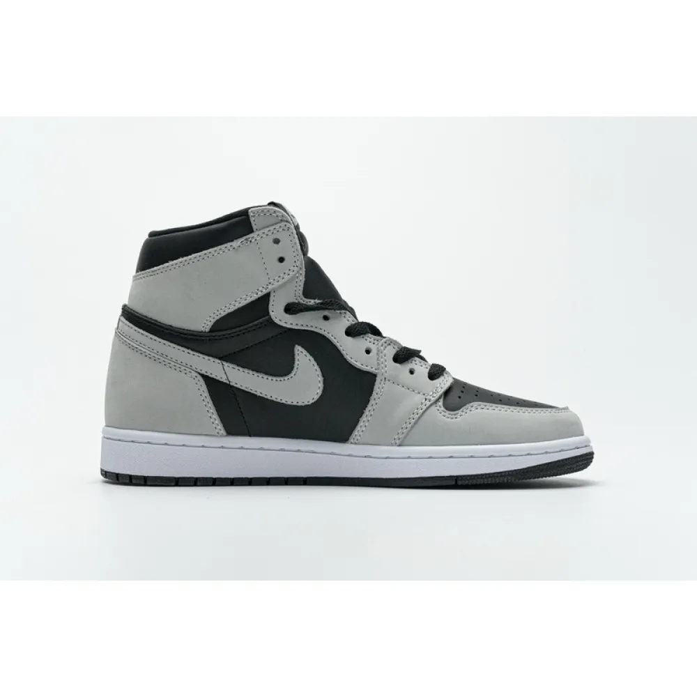 XH Air Jordan 1 Shadow 2.0 Black Light Smoke Grey