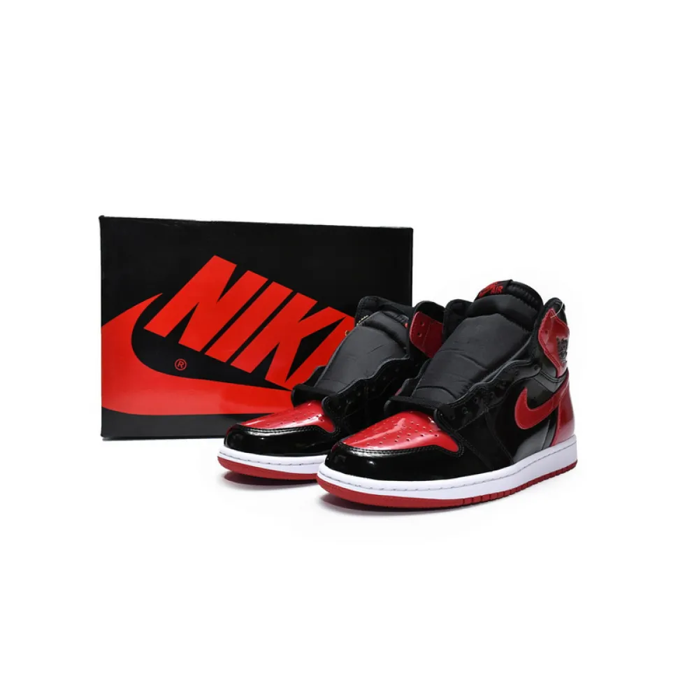 XH Air Jordan 1 High OG Bred Patent