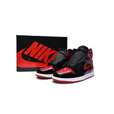 XH Air Jordan 1 High OG Bred Patent 02