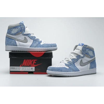 XH Air Jordan 1 High OG GS Wash North Carolan 02