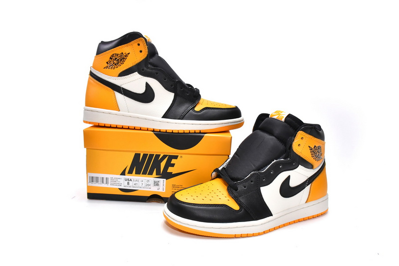 XH  Air Jordan 1 High OG Yellow Toe