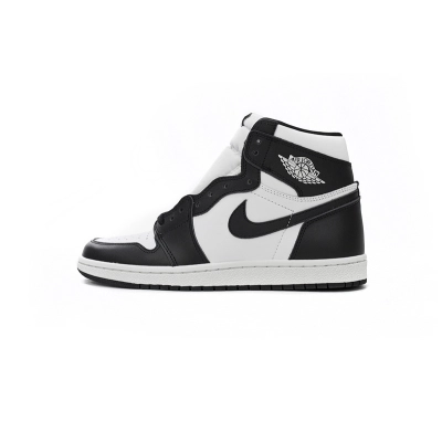 XH Air Jordan 1 ’85 Hi “Panda Black And White 01