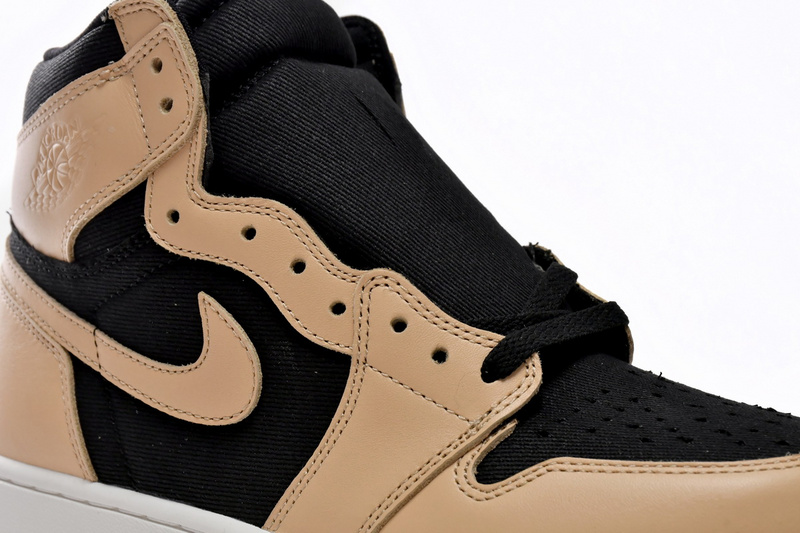 XH Air Jordan 1 High OG Black Rice Yellow