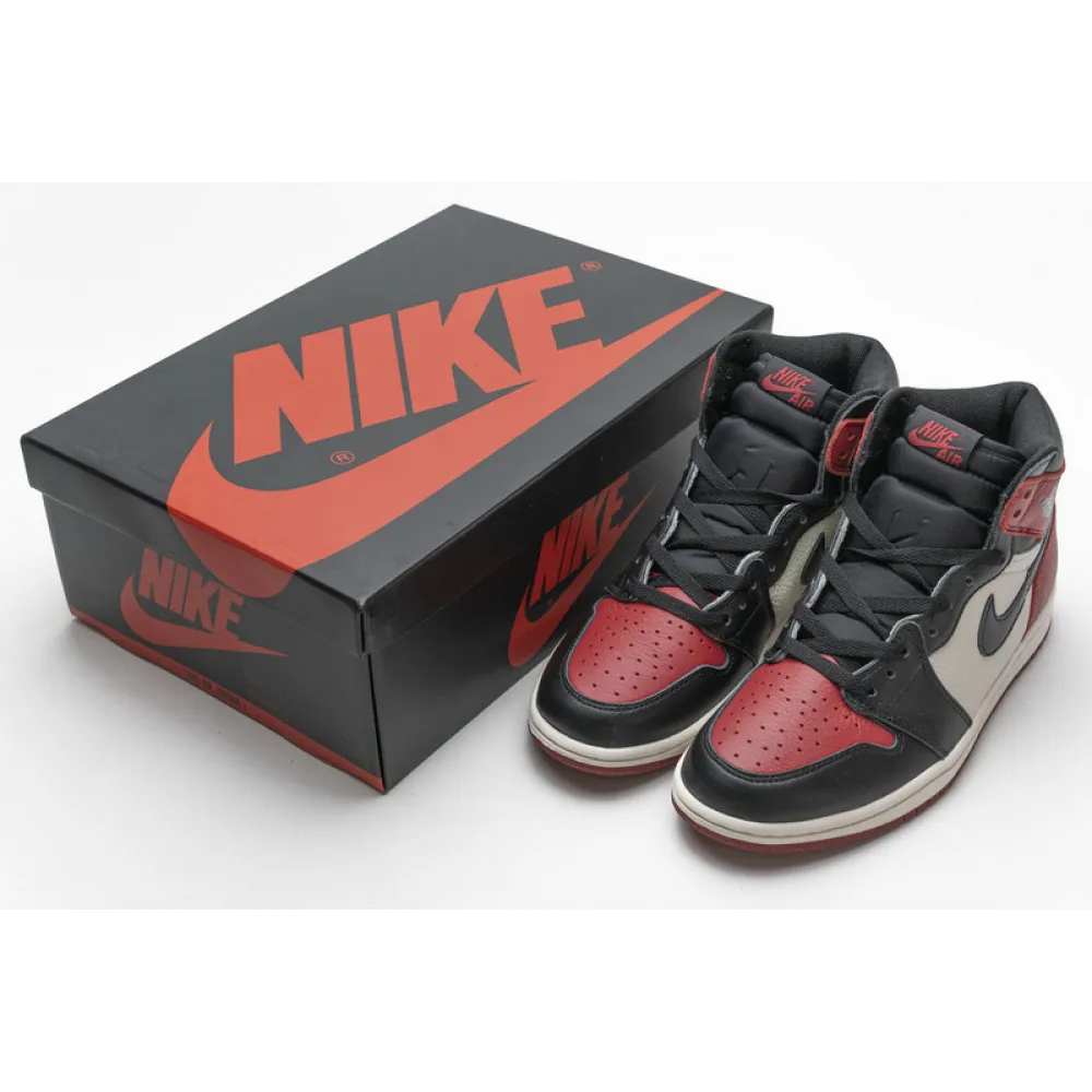 XH Air Jordan 1 High OG“Bred Toe”