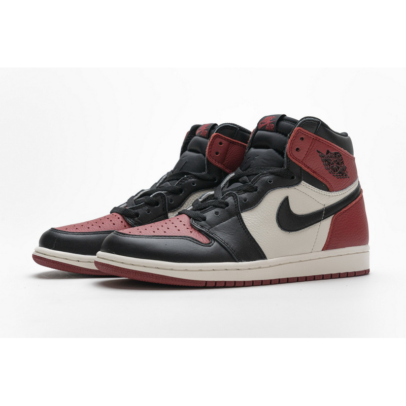 XH Air Jordan 1 High OG“Bred Toe”