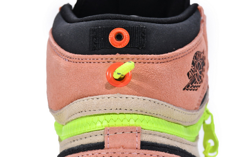 XH Air Jordan 1 High Switch Apricot Powder