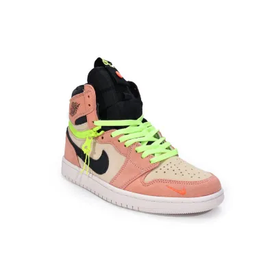 XH Air Jordan 1 High Switch Apricot Powder