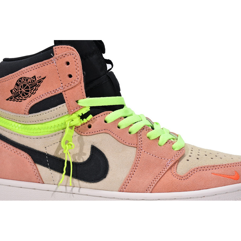 XH Air Jordan 1 High Switch Apricot Powder