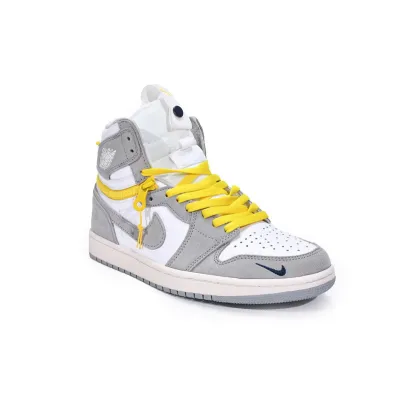 XH Air Jordan 1 High Switch Light Smoke Grey