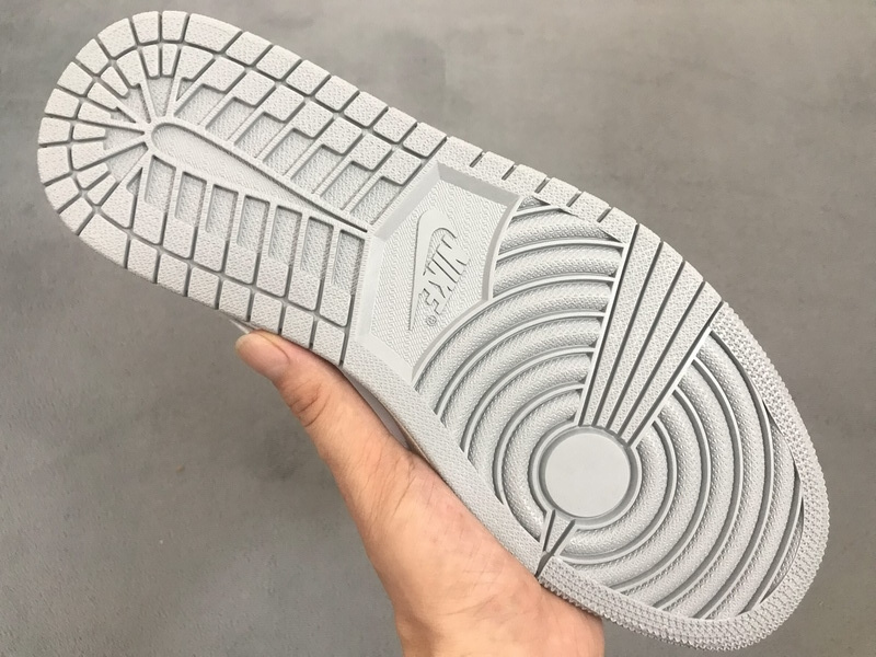 XH Air Jordan 1 High Switch Light Smoke Grey