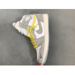 XH Air Jordan 1 High Switch Light Smoke Grey