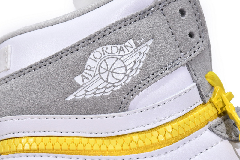 XH Air Jordan 1 High Switch Light Smoke Grey