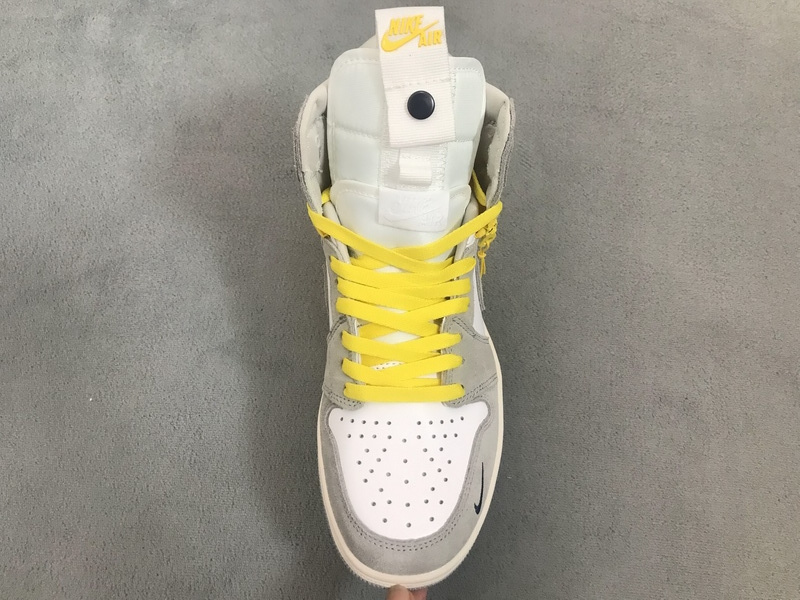 XH Air Jordan 1 High Switch Light Smoke Grey