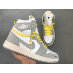 XH Air Jordan 1 High Switch Light Smoke Grey