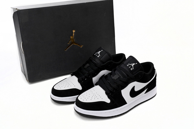 XH Air Jordan 1 Low New Black and White Panda