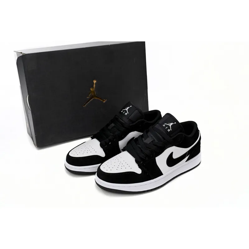 XH Air Jordan 1 Low New Black and White Panda