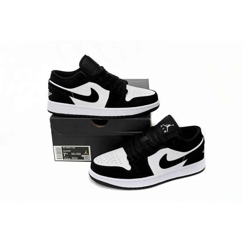 XH Air Jordan 1 Low New Black and White Panda