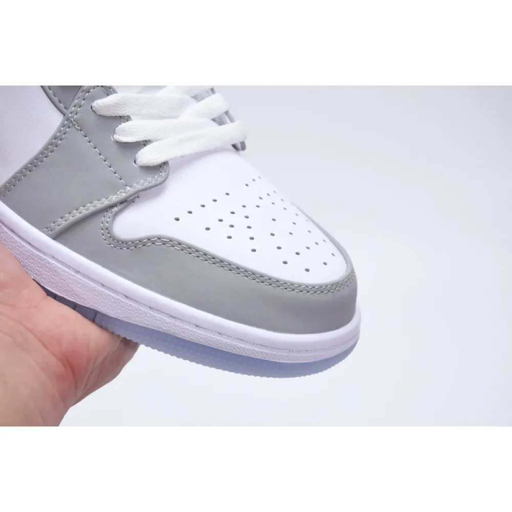 XH Air Jordan 1 Low Wolf Grey