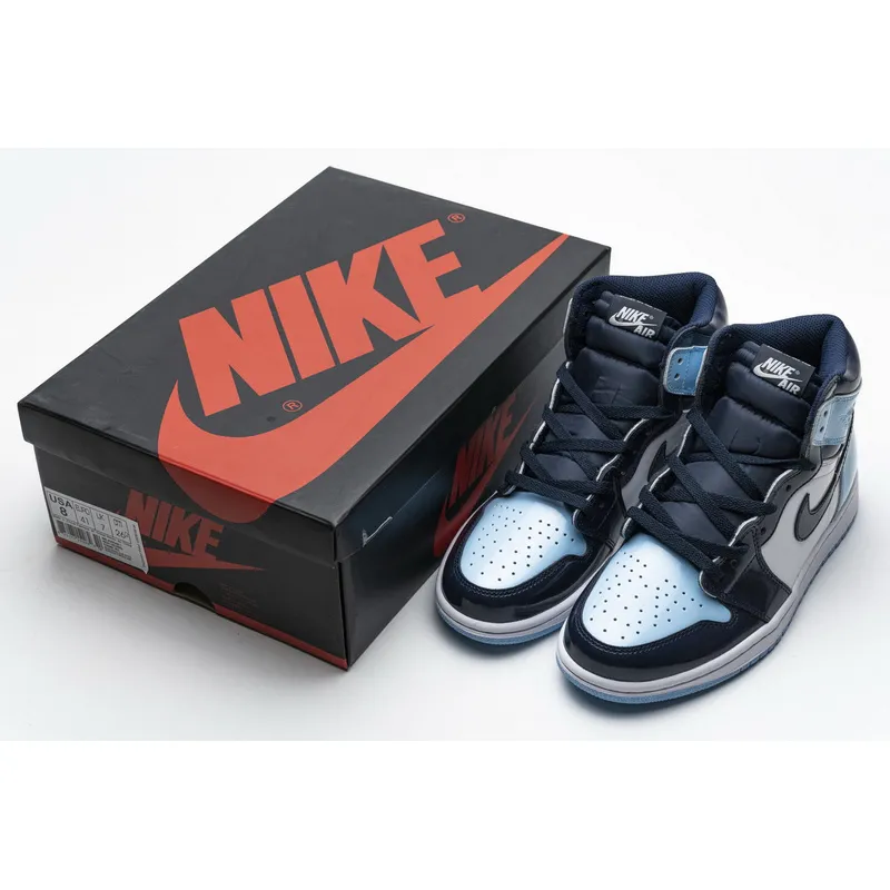 XH  Air Jordan 1 Retro High OG 'UNC Patent'