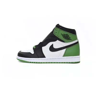 XH  Air Jordan 1 HighLucky Green 01