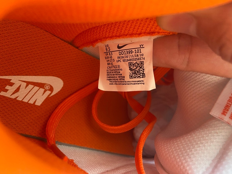  LF  Nike Dunk High Retro Orange Blaze