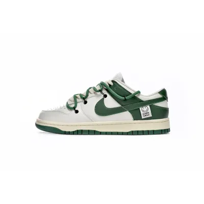  LF Nike Dunk Low Bandage White and Green 01