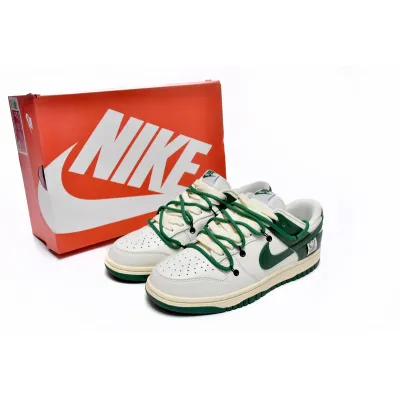  LF Nike Dunk Low Bandage White and Green 02