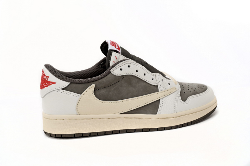  XPTravis Scott x Air Jordan 1 Low White Brown Barb