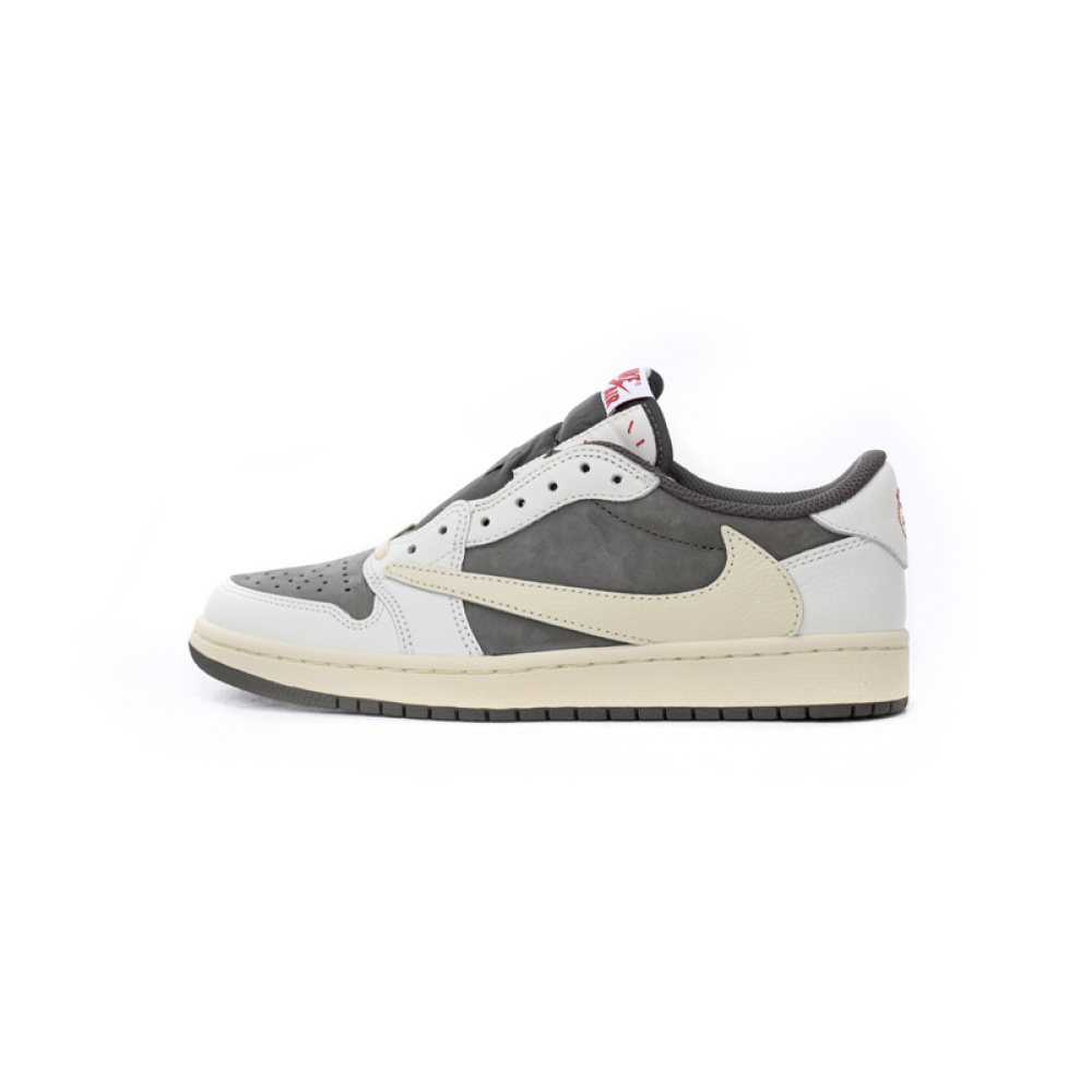  XPTravis Scott x Air Jordan 1 Low White Brown Barb
