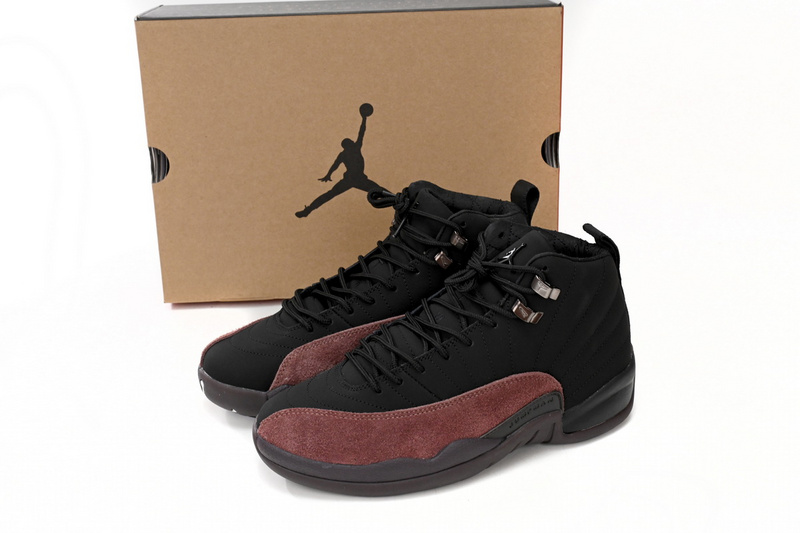 A1 A Ma Maniére x Air Jordan 12 Black Wine Red