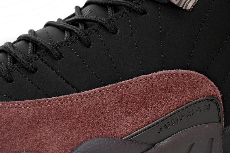 A1 A Ma Maniére x Air Jordan 12 Black Wine Red