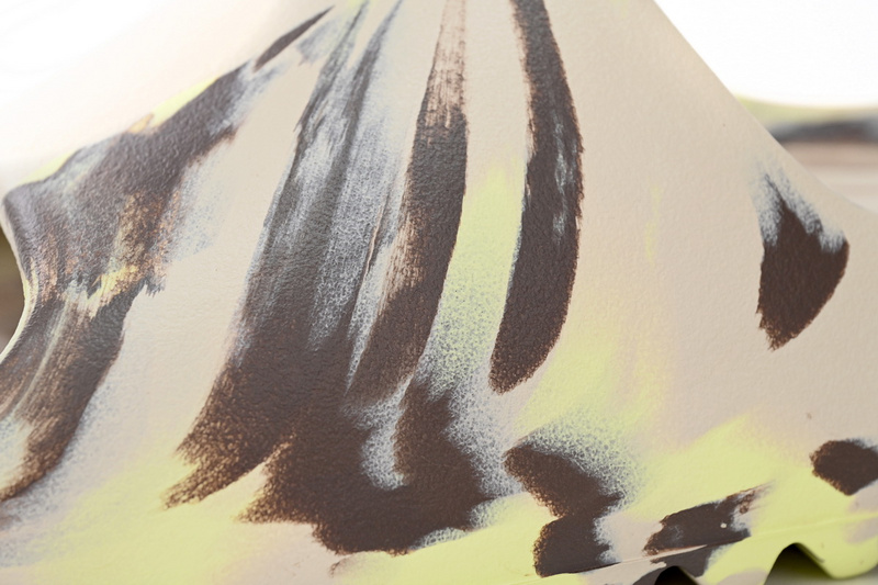 Adidas Yeezy Slide Enflame Oil Painting Ink Yellow