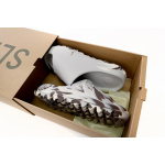 Adidas Yeezy Slide Enflame Oil Painting White Grey