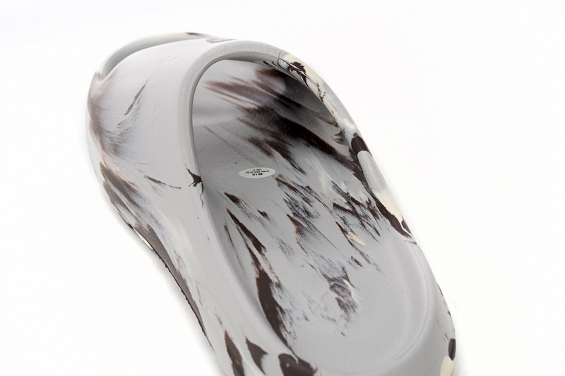 Adidas Yeezy Slide Enflame Oil Painting White Grey