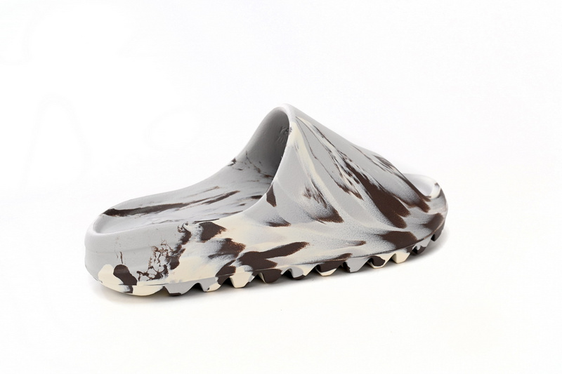 Adidas Yeezy Slide Enflame Oil Painting White Grey