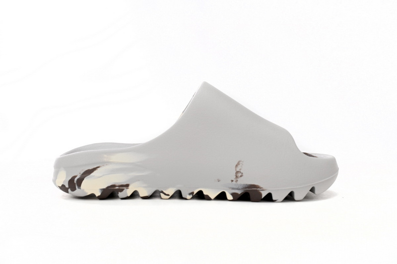 Adidas Yeezy Slide Enflame Oil Painting White Grey