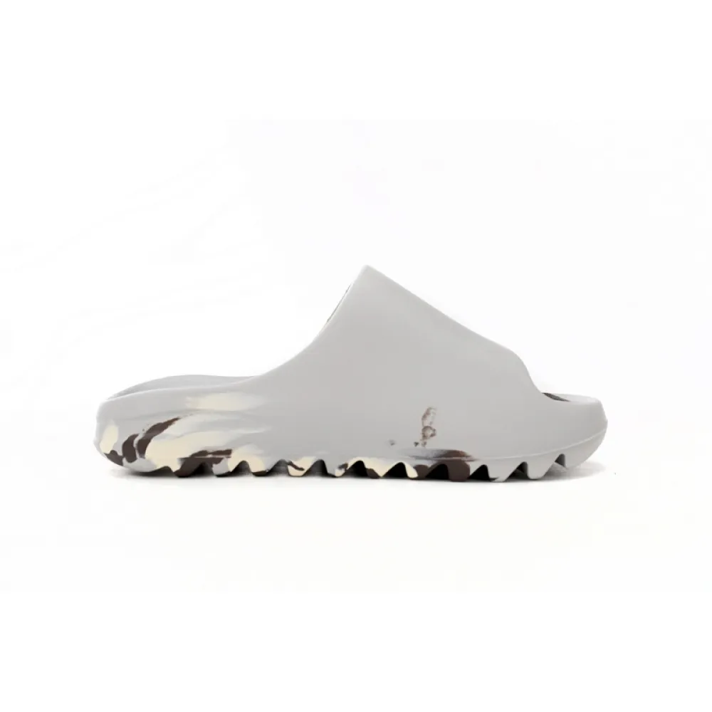 Adidas Yeezy Slide Enflame Oil Painting White Grey