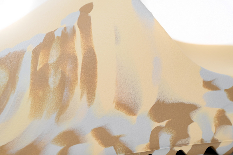 Adidas Yeezy Slide Enflame Oil Painting White Yellow