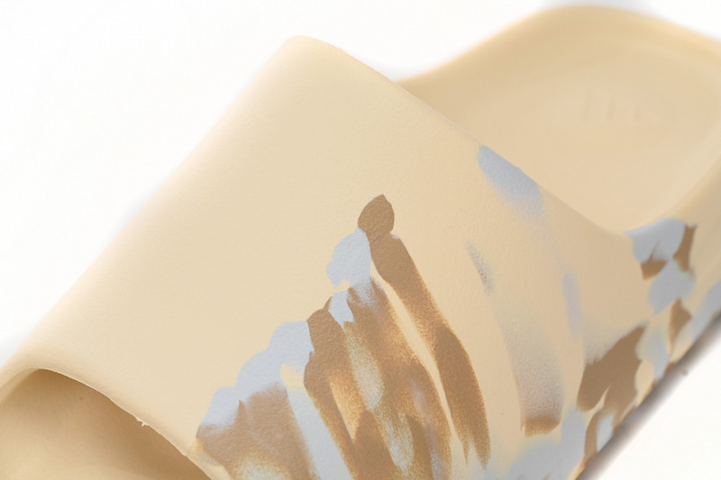 Adidas Yeezy Slide Enflame Oil Painting White Yellow