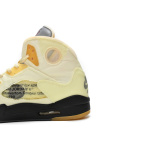 BS OFF White x Air Jordan 5 Retro SP Sail
