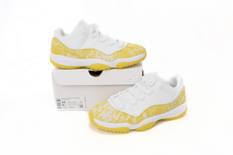 XH Air Jordan 11 Retro Low WMNS “Yellow Snakeskin