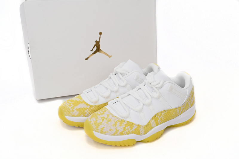 XH Air Jordan 11 Retro Low WMNS “Yellow Snakeskin