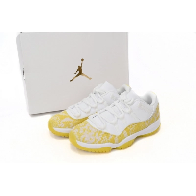 XH Air Jordan 11 Retro Low WMNS “Yellow Snakeskin 02