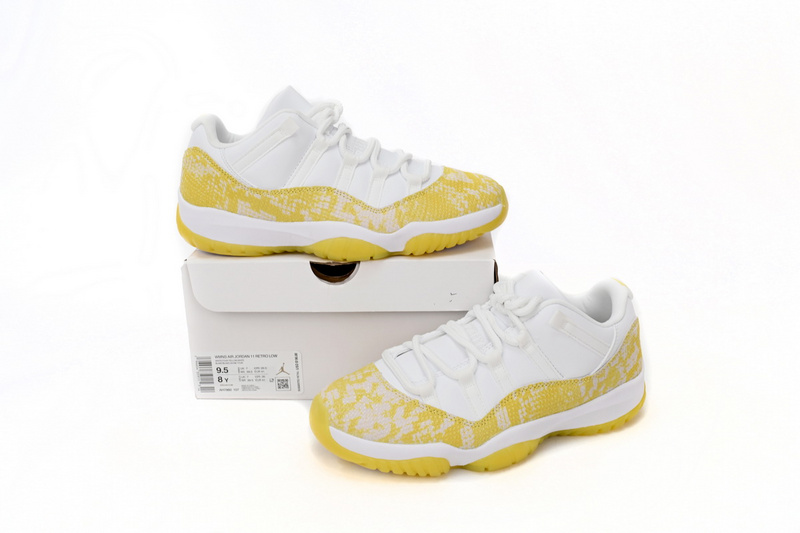 XH Air Jordan 11 Retro Low WMNS “Yellow Snakeskin
